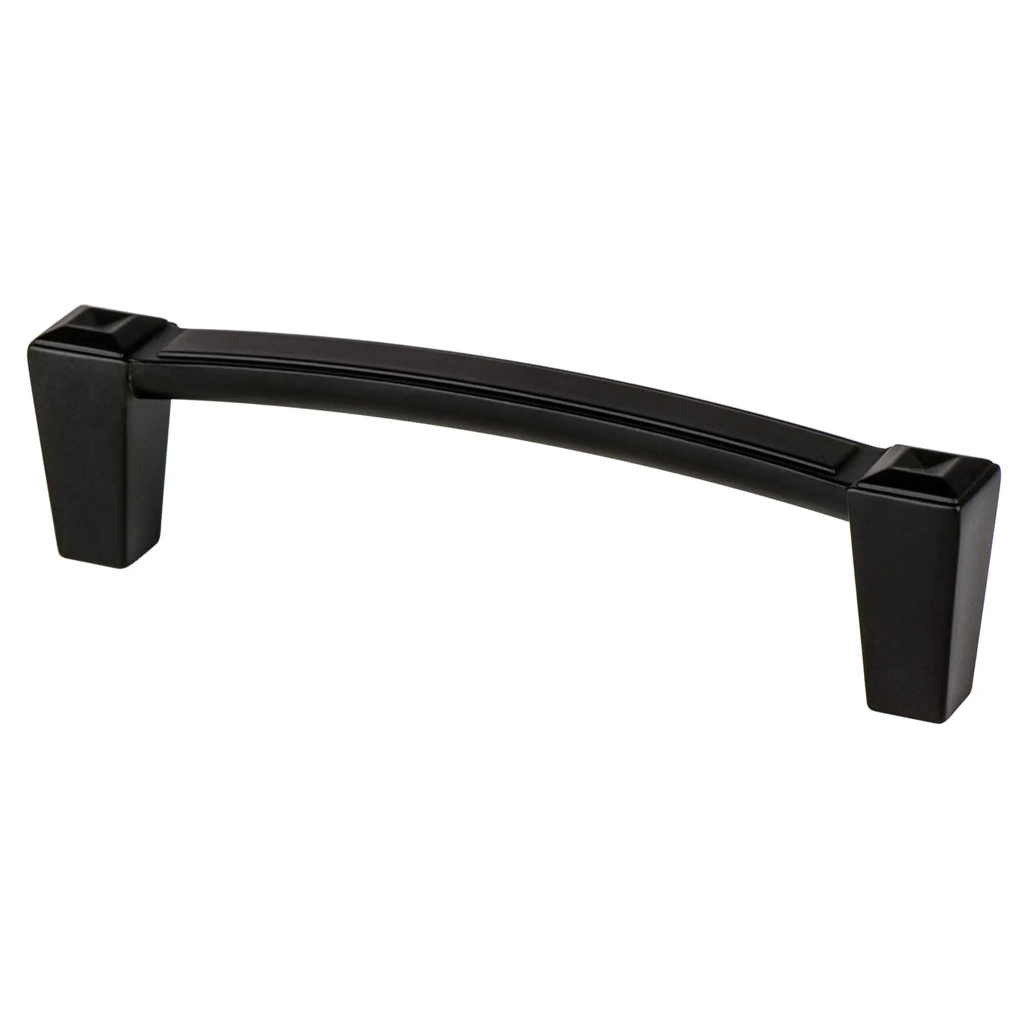Berenson 4131-1055-P Classic Metal Door Handles, 96 mm CC Connections Pull, Matte Black, 4-5/16 in., 1-1/8 In.