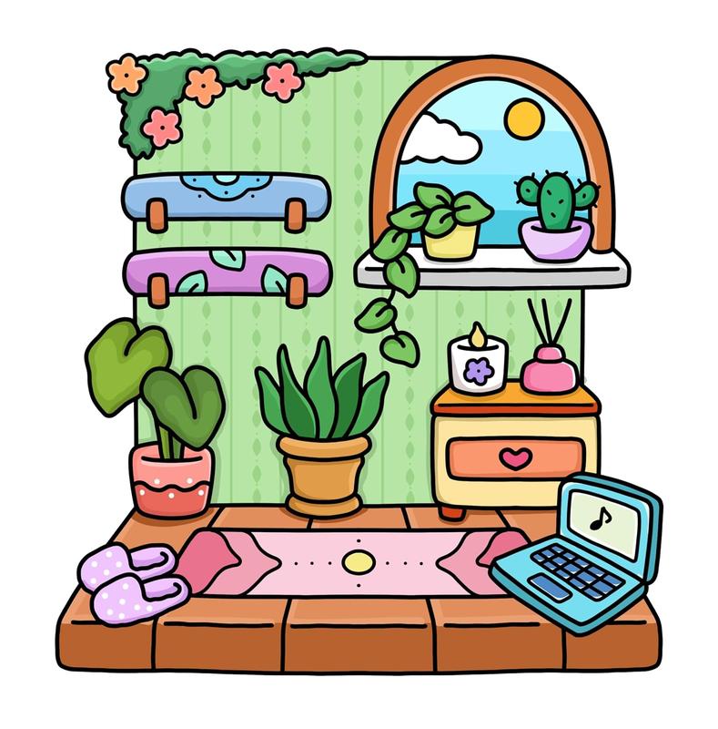 Self-Love: Girl Therapy Coloring Book to Inspire Yourself and Love Who You Are (Bold & Easy Coloring Book)