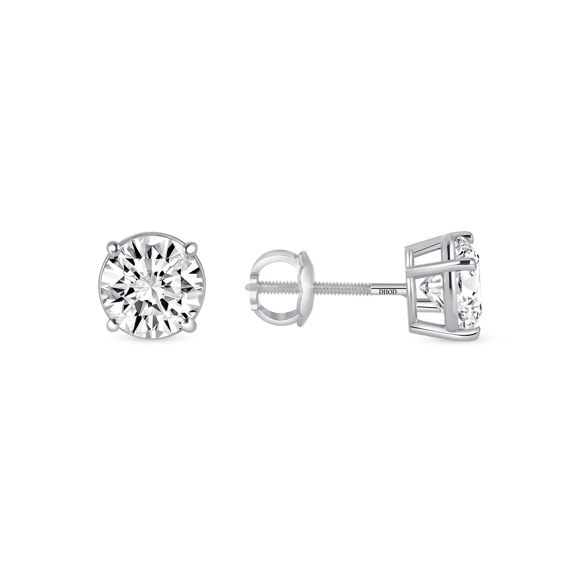 14K Gold 2.50 Carat Labgrown Diamond Studs