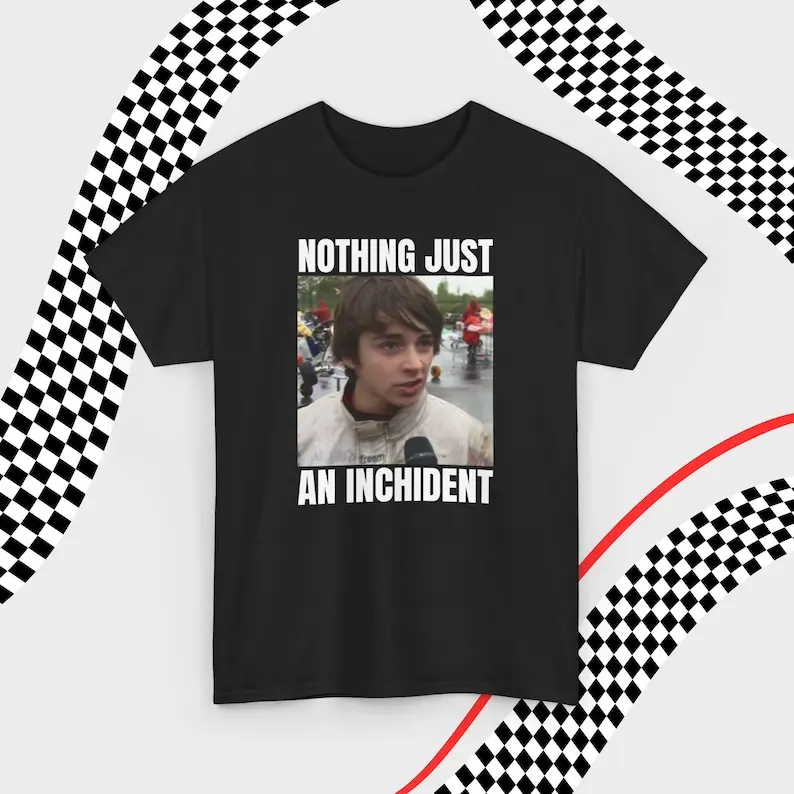Little Charlesss Leclercc 'Nothing Just an Inchident' T-Shirt: Funny Racing Driver Fan Gift Apparel