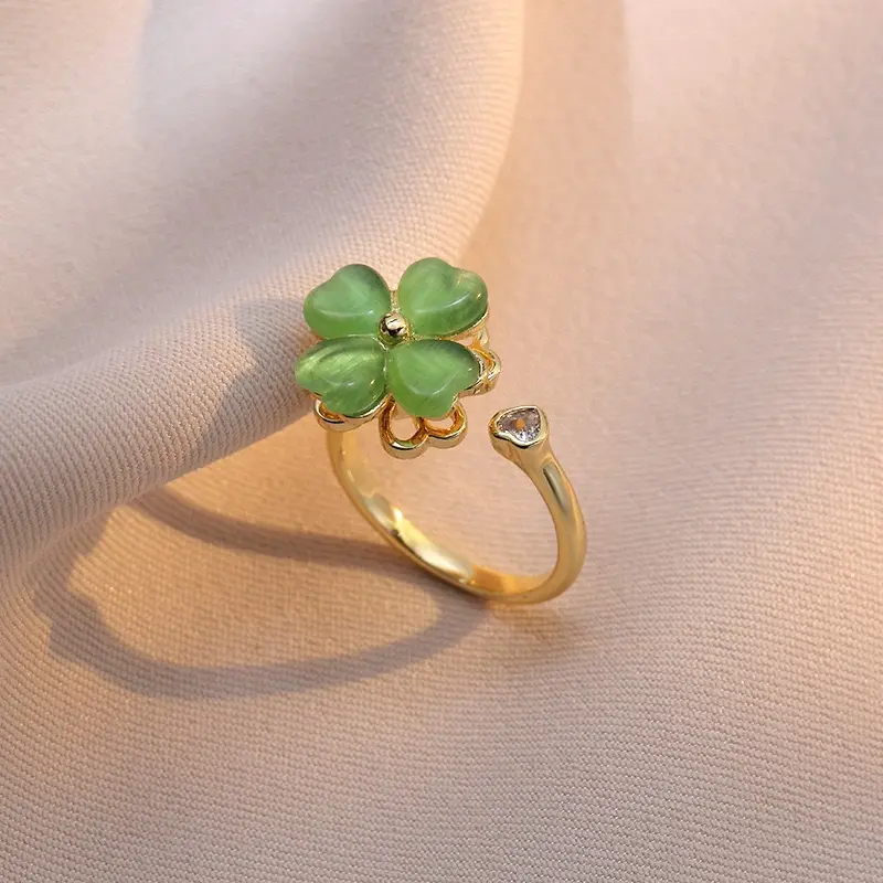 J0063 Green Cat Eye Ring