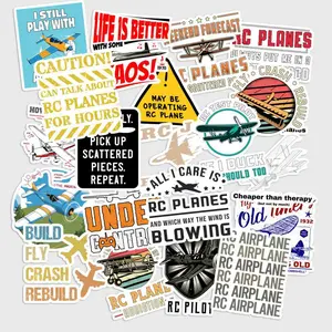 Sticker Pack 20 pcs RC Airplane Stickers, Remote Control Flight Vinyl Decals