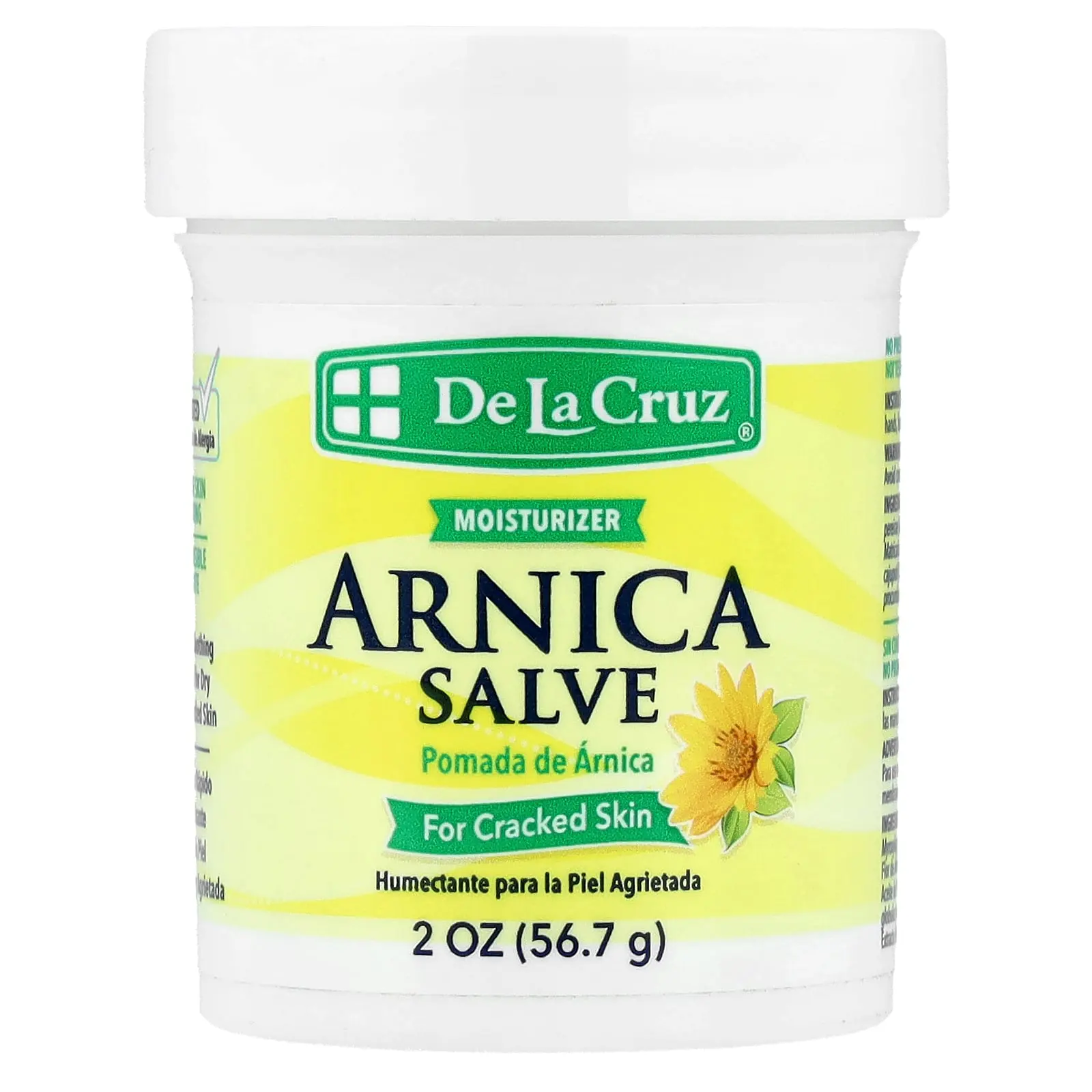 De La Cruz Arnica Salve for Cracked Skin, 2 oz (56.7 g)