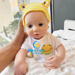 [Drink Wet System]Mayfair Reborn Doll 13Inch Full Body Silicone Reborn Baby Doll Boy Realisic Newborn Doll For 3+ Kids Gift For Adoption