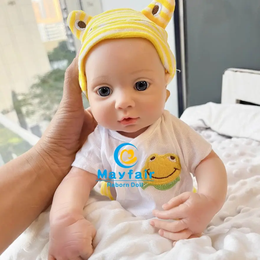 Mayfair Drink Wet Reborn Doll 13Inch Full Body Silicone Reborn Baby Doll Boy Realisic Newborn Doll For 3+ Kids Gift For Adoption tiktokshopspringglowup Soft Dolls Soft Stuffed Doll summerwins, Lifelike Realistic Newborn, Newborn Baby Doll,summerwins