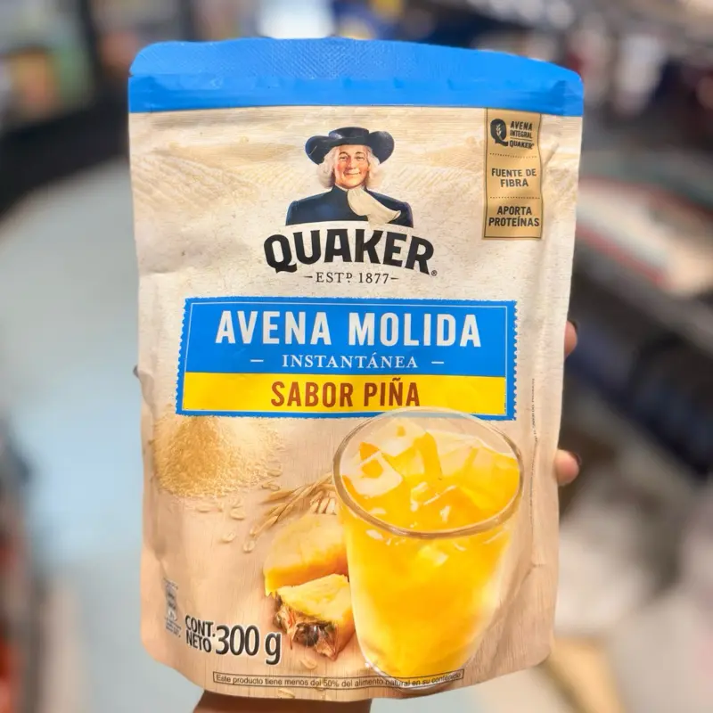 Quaker Ecuador Avena Molida Instantánea de sabores 300g