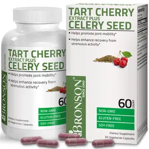 Tart Cherry Extract Plus Celery Seed Capsule for Natural Health - Supplement