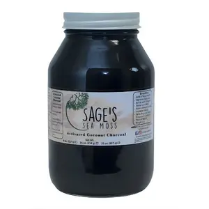 Sage's Sea Moss Activated Coconut Charcoal Sea Moss Gel
