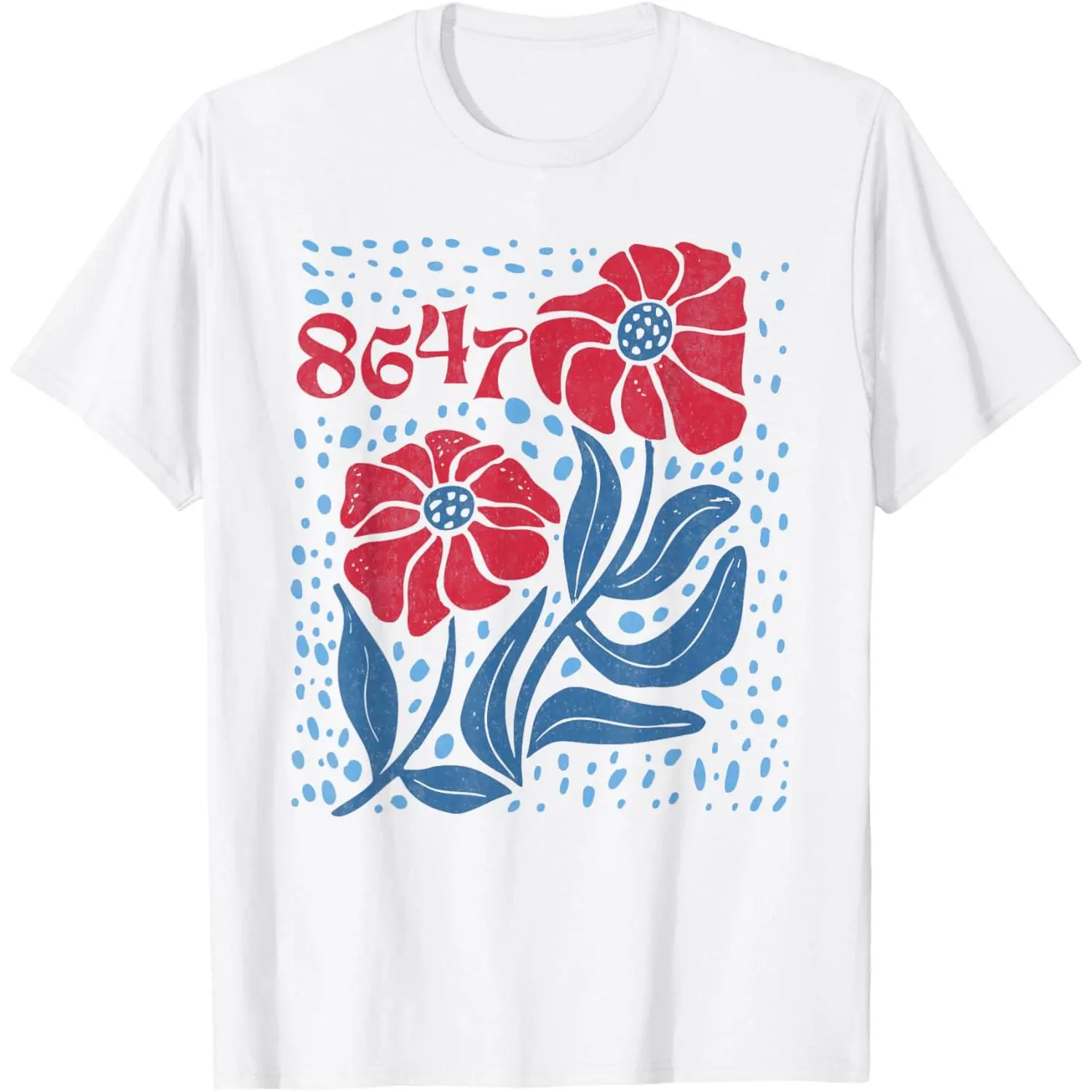 8647 Subtle Anti Trump 86 47 Floral Boho Style Unisex T-Shirt, Ladies T-Shirt, Sweatshirt, Hoodie