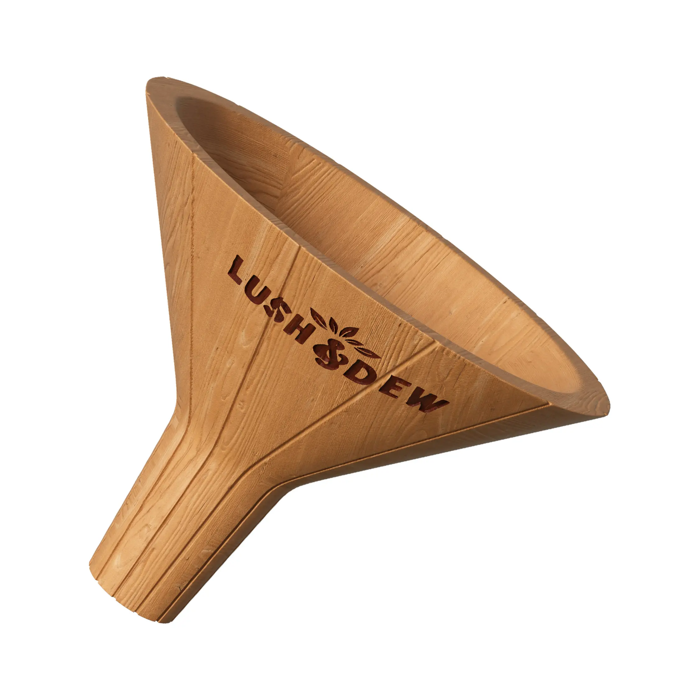 LUSH&DEW Wooden Seed Filling Funnel – An Essential Gardening Tool