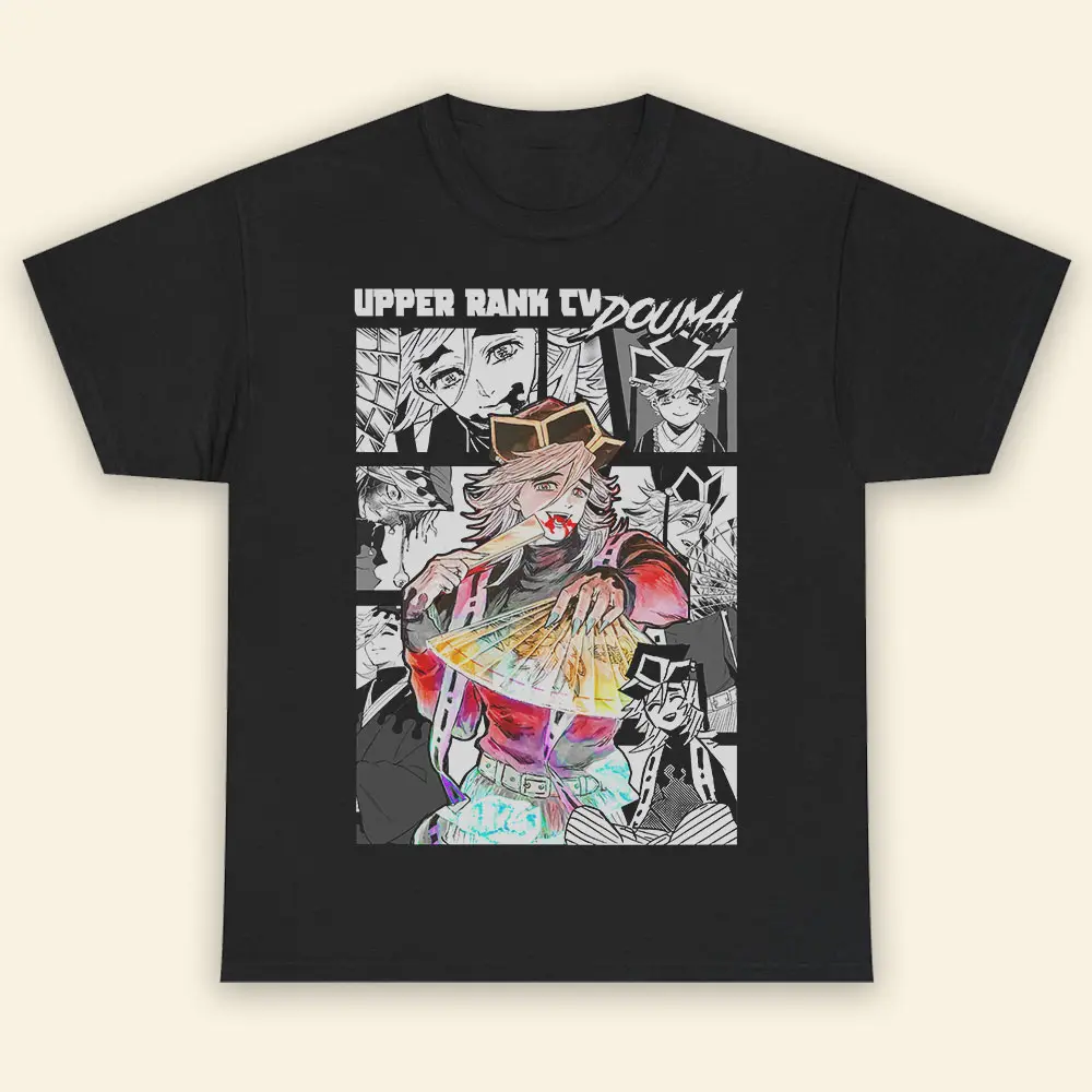 Douma Upper Moon 2 Shirt, Demon Slayer Shirt Duo, Kitmesu No Yaiba Shirt, Douma Vintage Shirt Anime Manga Gift For Fan