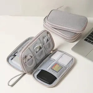 Power bank data cable storage bag, portable power bag, hard drive box, headphone charging plug, mobile phone protective case, multifunctional and portable outdoor travel storage box