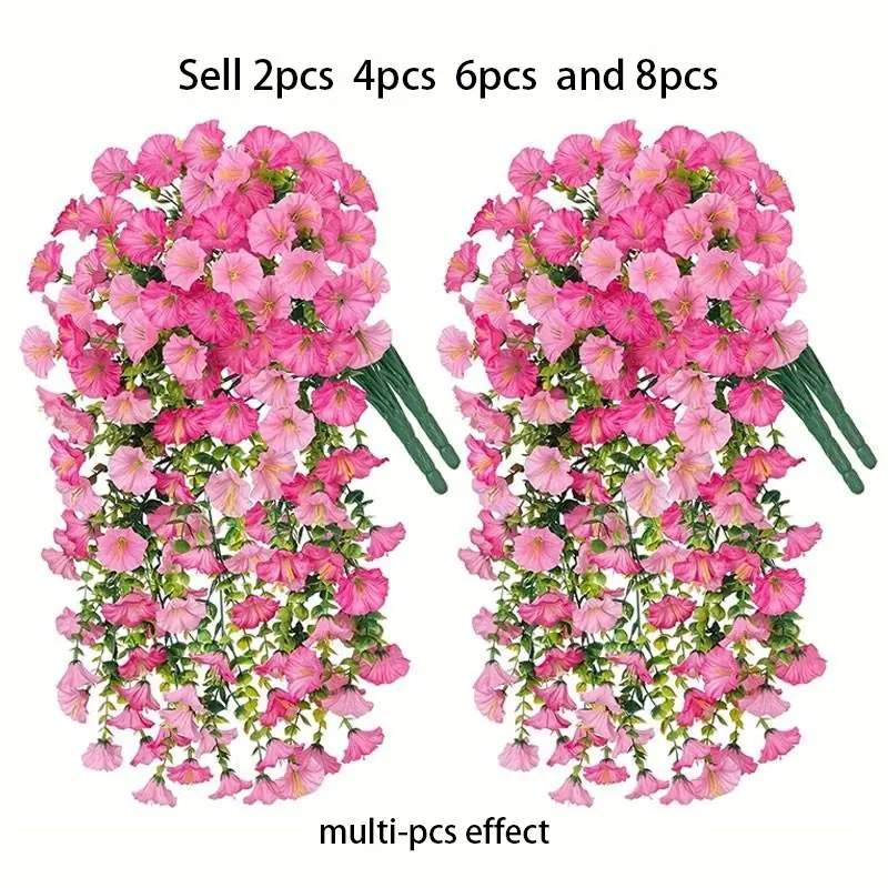 Dense spring artificial flowers, Decorative Artificial Flower, with UV resistance for outdoor decoration, suitable for weddings, hotels, gardens, courtyards, photography, seasonal celebrations. Artificial Flower Set