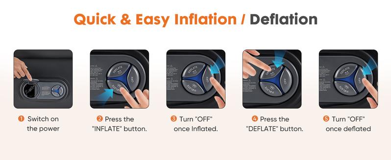 【Valentine's Day gift】Inflatable Mattress Airbed with Built-in High Capacity Pump, Double Height, Non-Slip Bottom Design, Weight Capacity 660 lbs Air Bed for Home, Camping 【Valentine's Day gift】Inflatable Mattress Airbed with Built-in High Capacity Pump, Double Height, Non-Slip Bottom Design, Weight Capacity 660 lbs Air Bed for Home, Camping