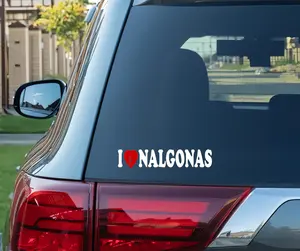 I Love Nalgonas 7 inch Vinyl Decals – UV Resistant & Waterproof for Cars, Laptops and More
