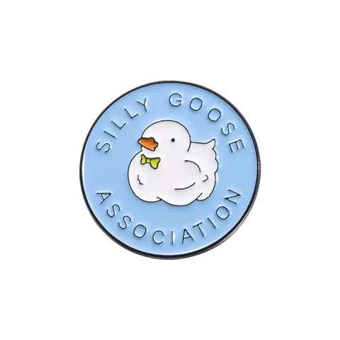 Cartoon Goose Design Brooch, Cute Animal Badge for Daily Clothing Decor,  Enamel Pin Suitable for Backpacks, Jeans, Scarves, Hats Decoration, Alloy Brooch Pin, Brooch Pin Clip