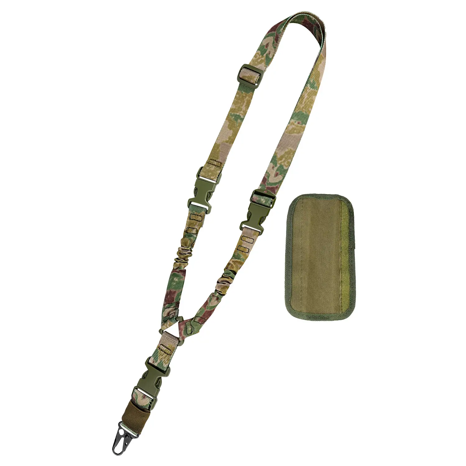 Strap ruins camouflage+thin shoulder pad