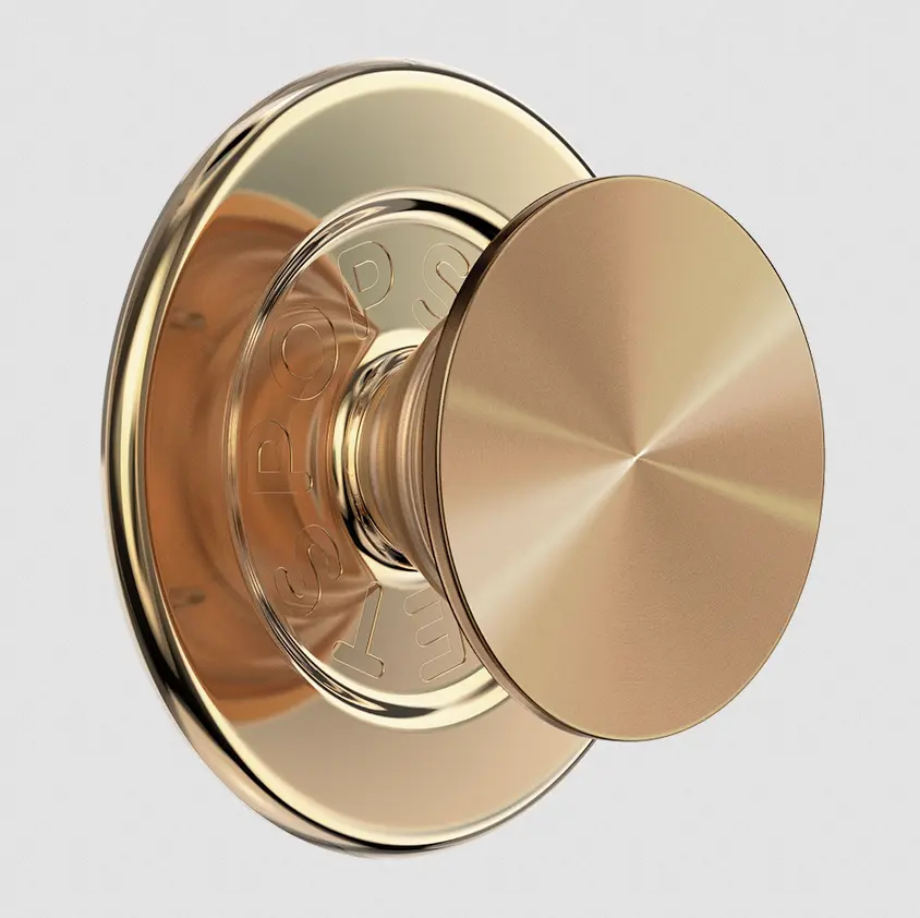 popsockets Aluminum Radial Gold  MagSafe PopGrip
