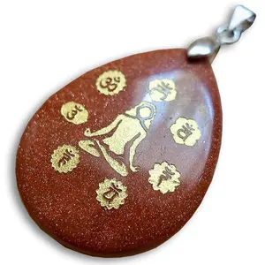 Goldstone Meditation Pendant Necklace