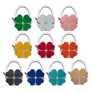Lucky Clover Foldable Purse Hook – Vintage 2026 Décor, A Premium Gift in Classic Multiple Colors