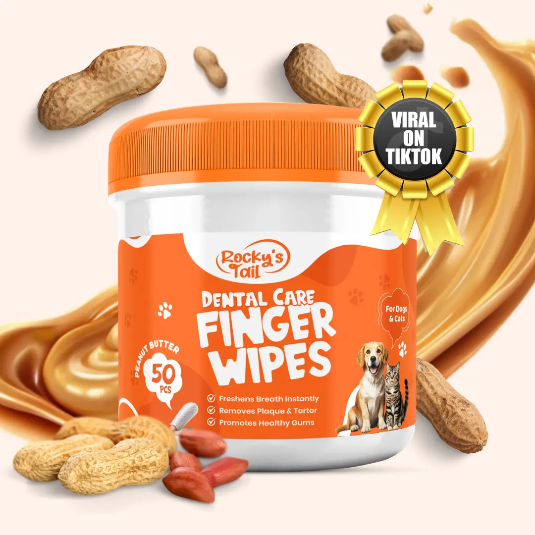 Dental Care Wipes (Peanut Butter Scented)
