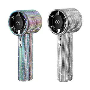 Mini Portable Handheld Cooling Fan with 1 Hour Battery Life, USB Rechargeable, Lightweight Travel Camping Outdoor Home Use, Durable Design