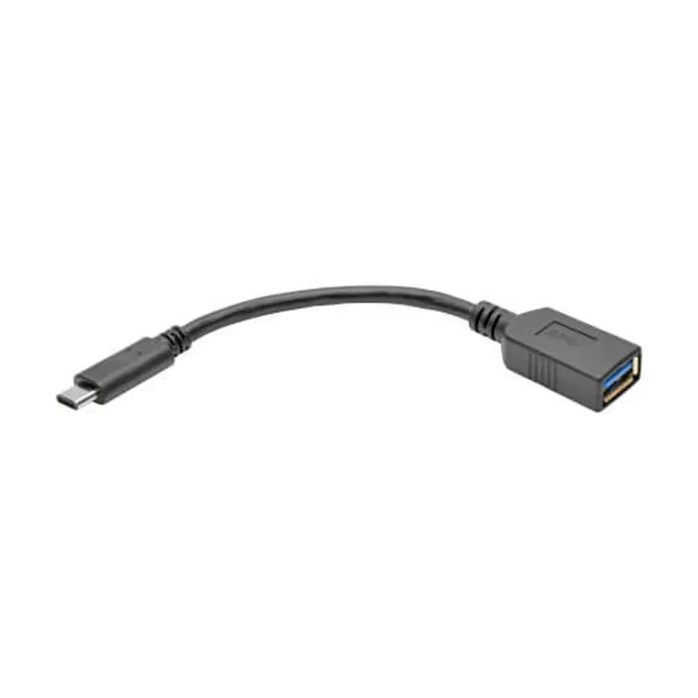 Eaton Tripp Lite series USB-C to USB-A Adapter (M/F), USB 3.2 Gen 1 (5 Gbps), Thunderbolt 3 Compatible, 6-in. (15.24 cm)