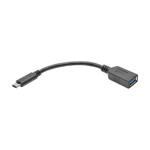 Eaton Tripp Lite series USB-C to USB-A Adapter (M/F), USB 3.2 Gen 1 (5 Gbps), Thunderbolt 3 Compatible, 6-in. (15.24 cm)