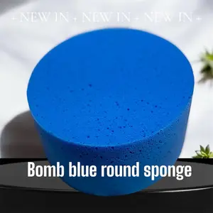 Dark Blue  DIY Round Sponge Grout Use Our What U Desire Bomb Blue Round Sponge for Cleaning and Scrubbing