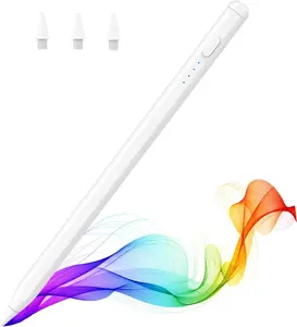 Active Stylus Pen for iPad, Magnetic Wireless Charging, Palm Rejection, Tilt & Pressure Sensitivity Drawing Pencil, Universal Compatibility for iPad 2018-2025, Works with iPad Mini/Air/Pro All Generations, Compatible with M2/M3/M4 Chip iPad Models