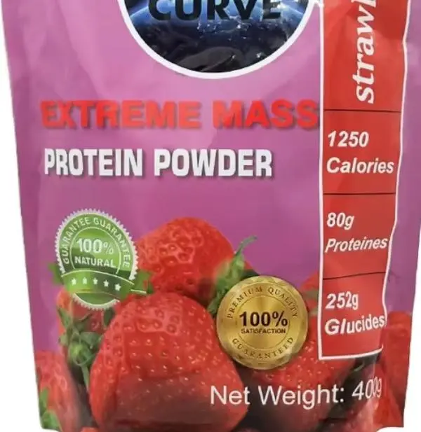 Natura Max Collection Strawberry Protein Powder 500g Energy Beverage