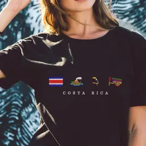 COSTA RICA Embroidered Sweatshirt For Machine, Costa Rica Flag, Arenal Volcano, Toucan, Carreta, Oxcart Festival