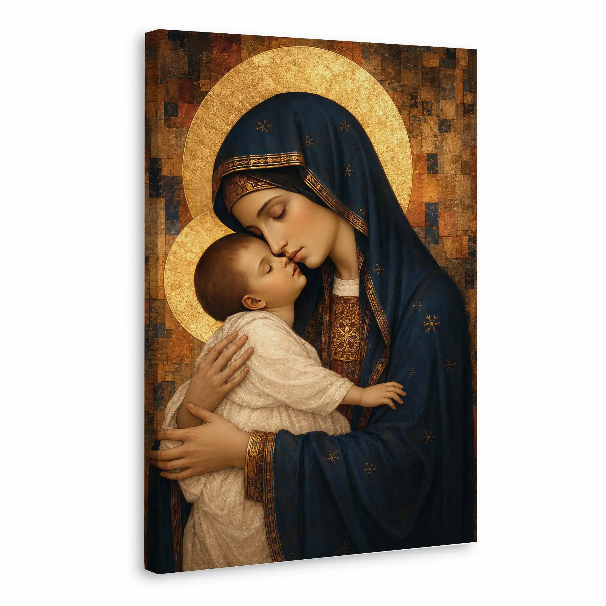 [NO FRAME] Madonna & Child Sacred Embrace Poster/Canvas