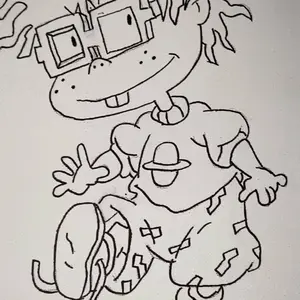 Rugrats Sip and Paint Kit with Paint and Brushes for Creative Artistic Fun
