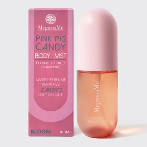 MegustaMe Pink Pig Candy Body Mist 100mL - Floral & Fruity Fragrance from Lilac Amber Series BLOOM Collection tiktokshopspringglowup Body Mists Body Hair Perfume