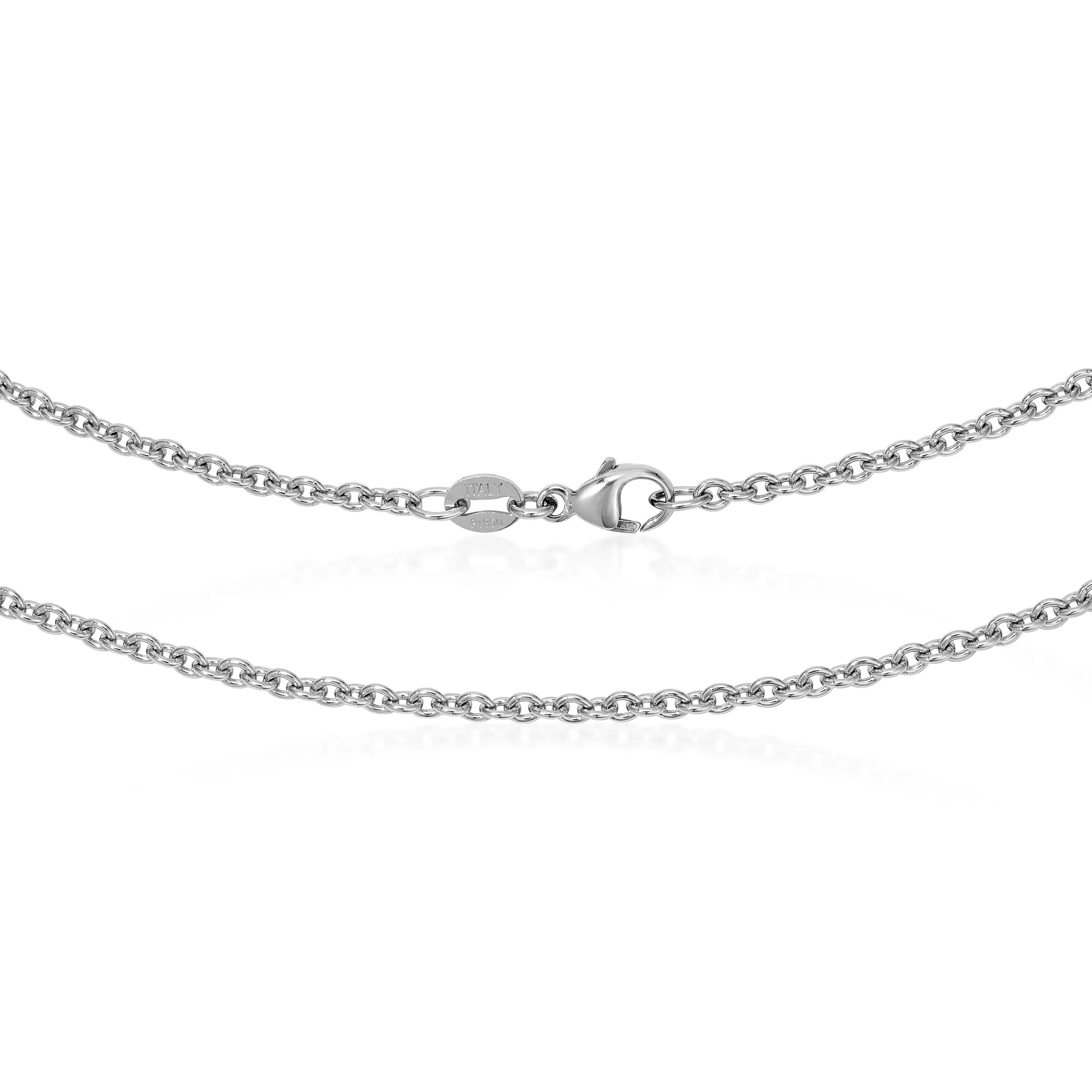 1.0MM Rolo Chain (Platinum)