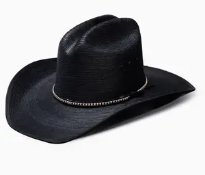 Jason Aldean Collection By Resistol Asphalt Cowboy Bound Black Western Straw Hat RSASCWBJA4107