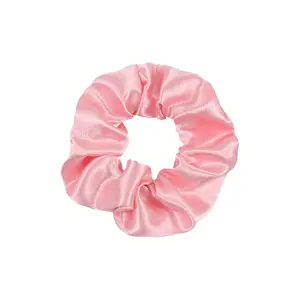 LRV Hair Pink Satin Scrunchy Hair Band Women Scrunchies Hairbands for Girls