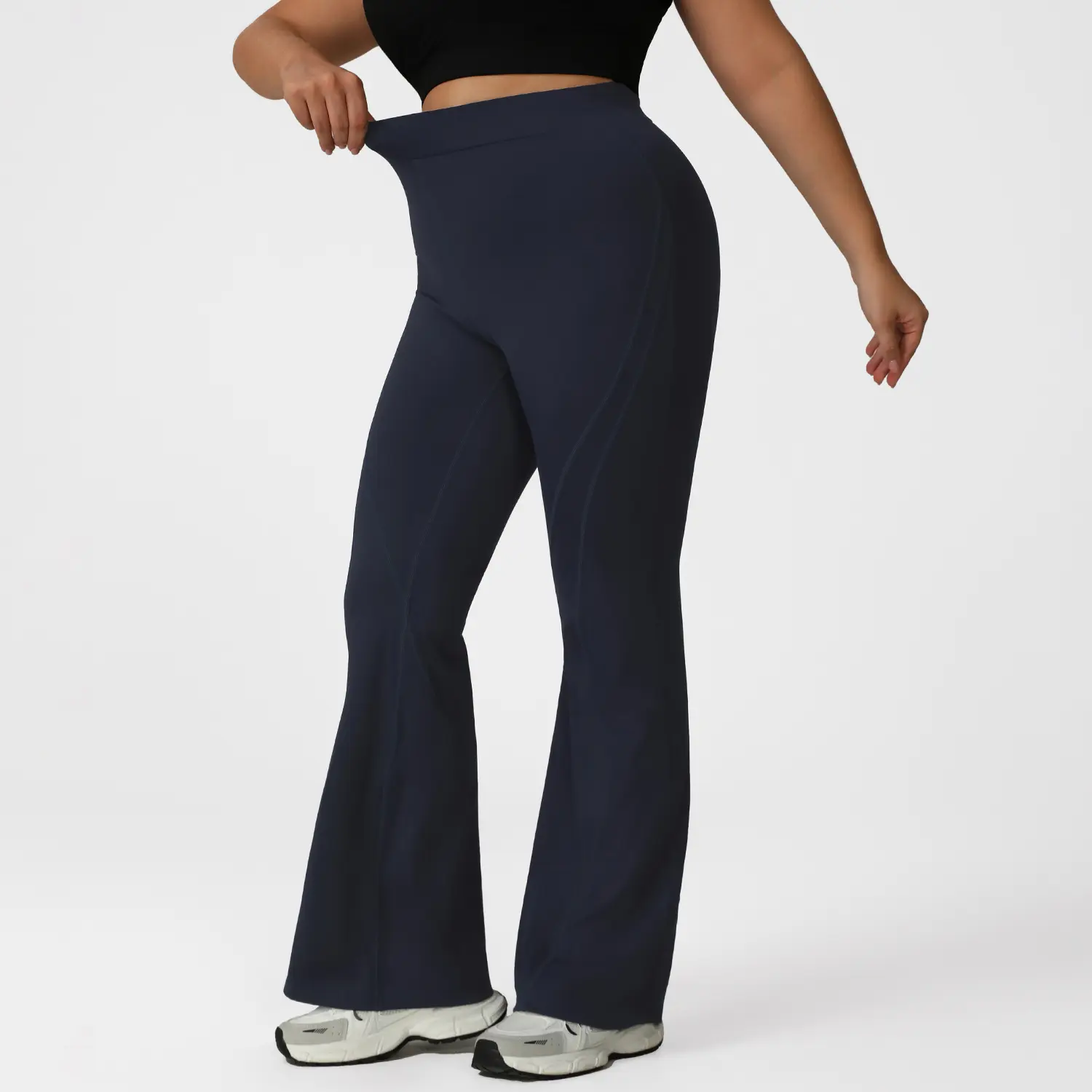 Plus Size Yoga Pants for Yoga-Running - High-Waisted, Tummy Control & Booty Lift, Ultra-Stretch Fabric for Smooth Silhouette, 1XL-4XL Sports & Outdoor Joggers for Daily Workouts
