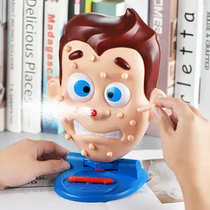 Popping Pimple Water Spray Toy Interesting Parent-Child Board Game Face Squeeze Acne Anti-stress Novelty Toys Children