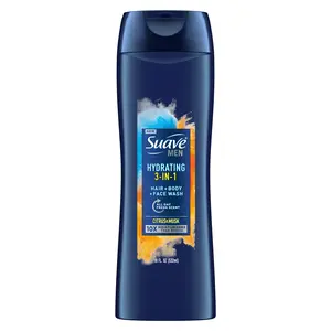 Suave Men 3 in 1 Mens Body Wash, Hair, Face and Body Wash, 18 Oz Suave Brands Company LLC