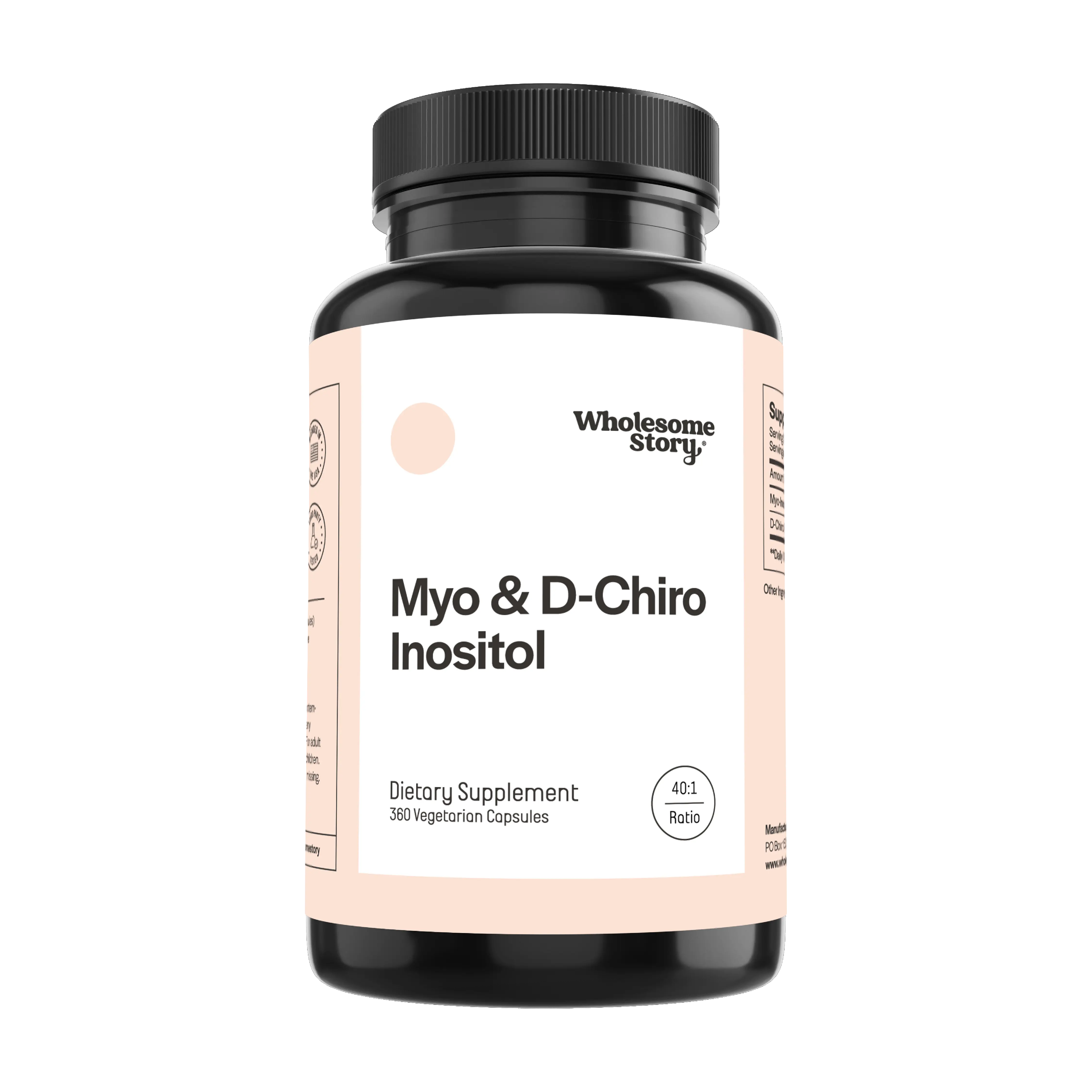 Wholesome Story Myo & D-Chiro Inositol - 90 Day Supply Capsules