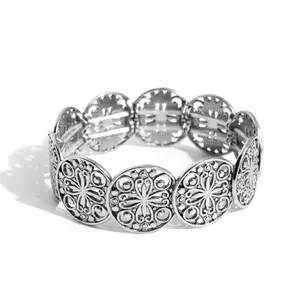 Gorgeous Silver Stretch Bracelet for Women - Fashion Accessory