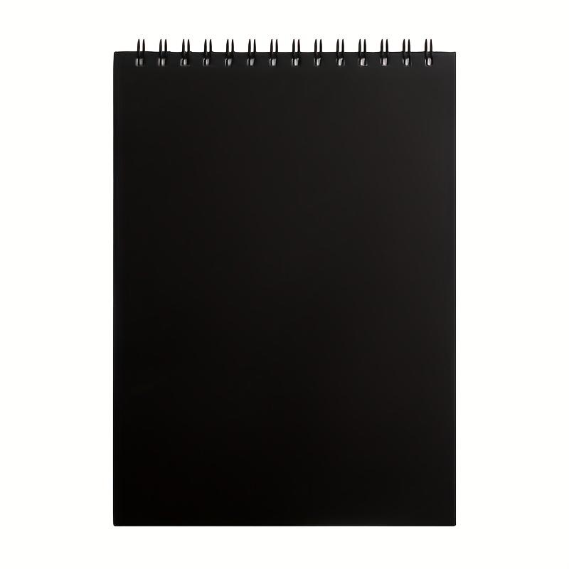 8K thick black art sketchbook - A4 size, party gift art paper drawing board, perfect for sketching and painting, sketching tool, suitable for party gifts, Christmas gifts
