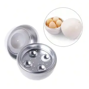 Capacity For 4 Eggs Microwave Egg Steamer Boiler Cooker Easy Quick Hard Or Soft Boiled Kitchen Cooking Tools