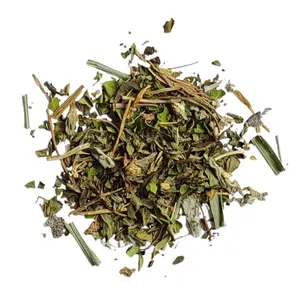 Focus + Adaptogen - Peppermint, Moringa, Lemongrass, Sage, Gotu Kola Organic Loose Leaf Herbal Tea - Above the Fog, Nootropic