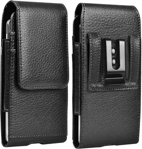 Cell Phone Holster for  Galaxy S25 Ultra S24 S23 S22 S21 S20 FE A17 A16 A15 A14 A35 A36 5G A12 A13 A32 A71 Note 20 Ultra  17 PU Leather Belt Clip Holster Pouch Holder Carrying Case