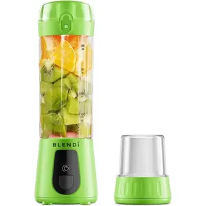 BLENDi Pro+ Portable Blender New 2025 Model 17.5oz Lime 120W Motor USB-C Rechargeable Cordless Personal Blender Smoothies Shakes BPA-Free Self-Cleaning Travel-Friendly