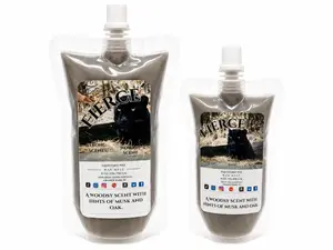 Fierce Squeezable Wax Melt - Woodsy Aroma with Musk & Oak - Eco-Friendly Organic Coconut Soy Wax - Long Lasting Fragrance for Home Decor