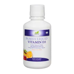 FAMILY LIQUID VITAMIN D3 Dairy Free Supplement Essential Minerals Supplement
